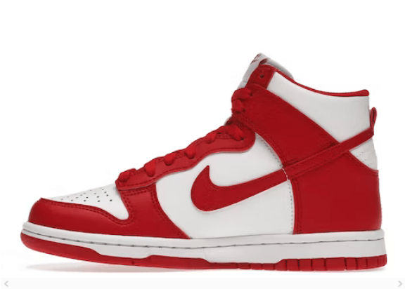 NIKE DUNK HIGH CHAMPIONSHIP RED - Cherrykicks