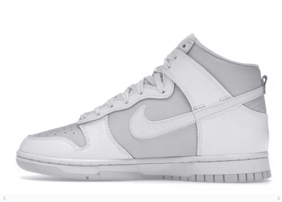 NIKE DUNK HIGH PURE PLATINUM WHITE - Cherrykicks