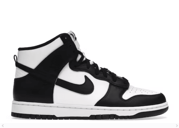 NIKE DUNK HIGH WHITE BLACK - Cherrykicks