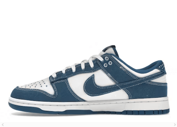 NIKE DUNK LOW INDUSTRIAL BLUE SASHIKO - Cherrykicks