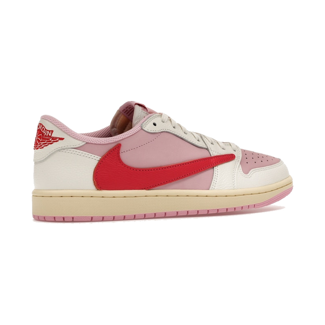 Air Jordan 1 Retro Low OG SP Travis Scott Sail Tropical Pink