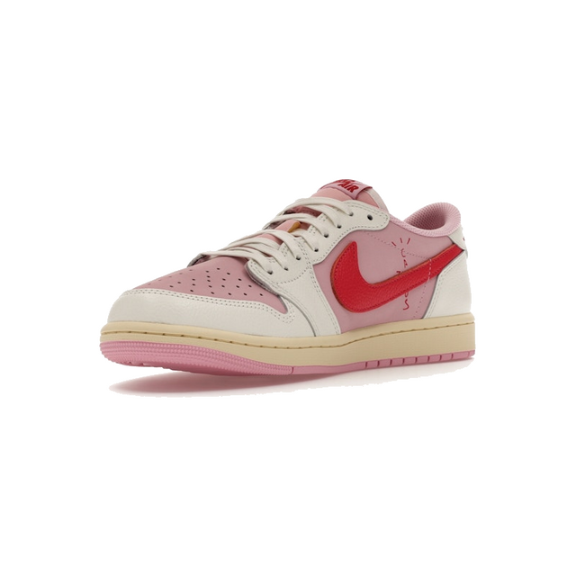 Air Jordan 1 Retro Low OG SP Travis Scott Sail Tropical Pink