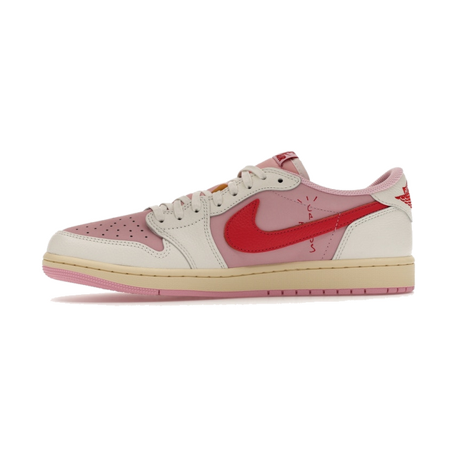Air Jordan 1 Retro Low OG SP Travis Scott Sail Tropical Pink