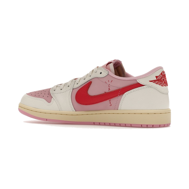 Air Jordan 1 Retro Low OG SP Travis Scott Sail Tropical Pink