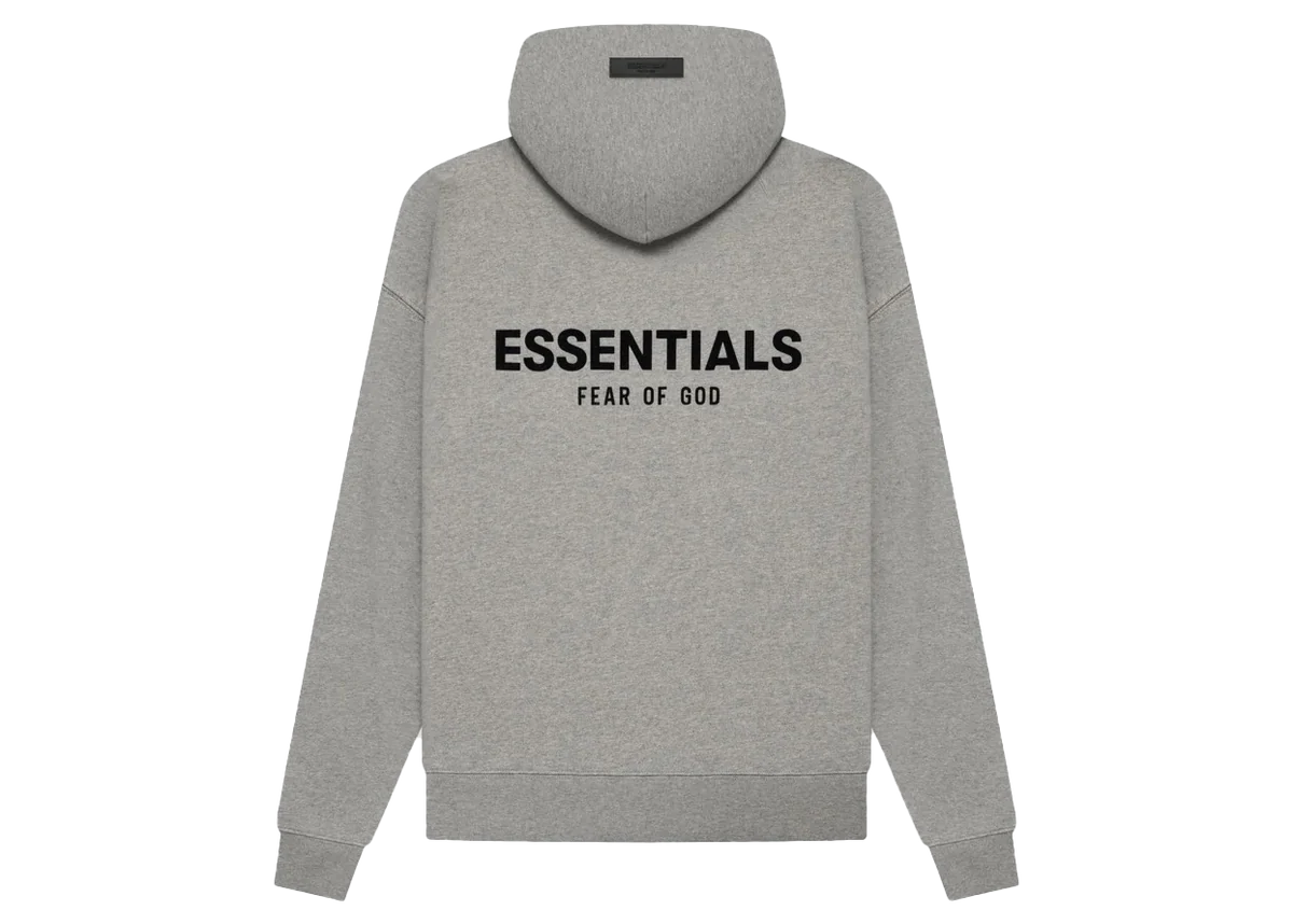 FEAR OF GOD ESSENTIALS HOODIE DARK OATMEAL