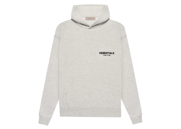 FEAR OF GOD ESSENTIALS HOODIE LIGHT OATMEAL