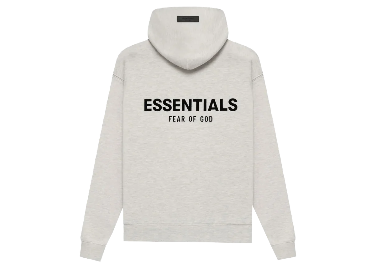 FEAR OF GOD ESSENTIALS HOODIE LIGHT OATMEAL