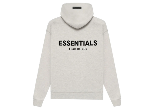 FEAR OF GOD ESSENTIALS HOODIE LIGHT OATMEAL